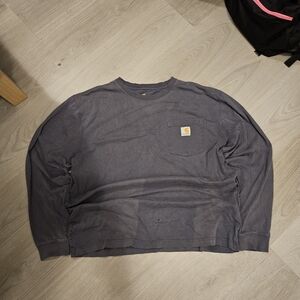 Carhartt Men's Dark Gray Long Sleeve Shirt